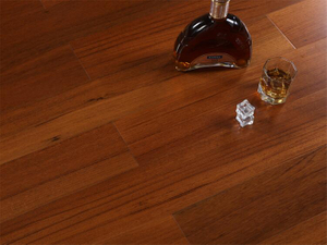parquet en placage de bois de teck