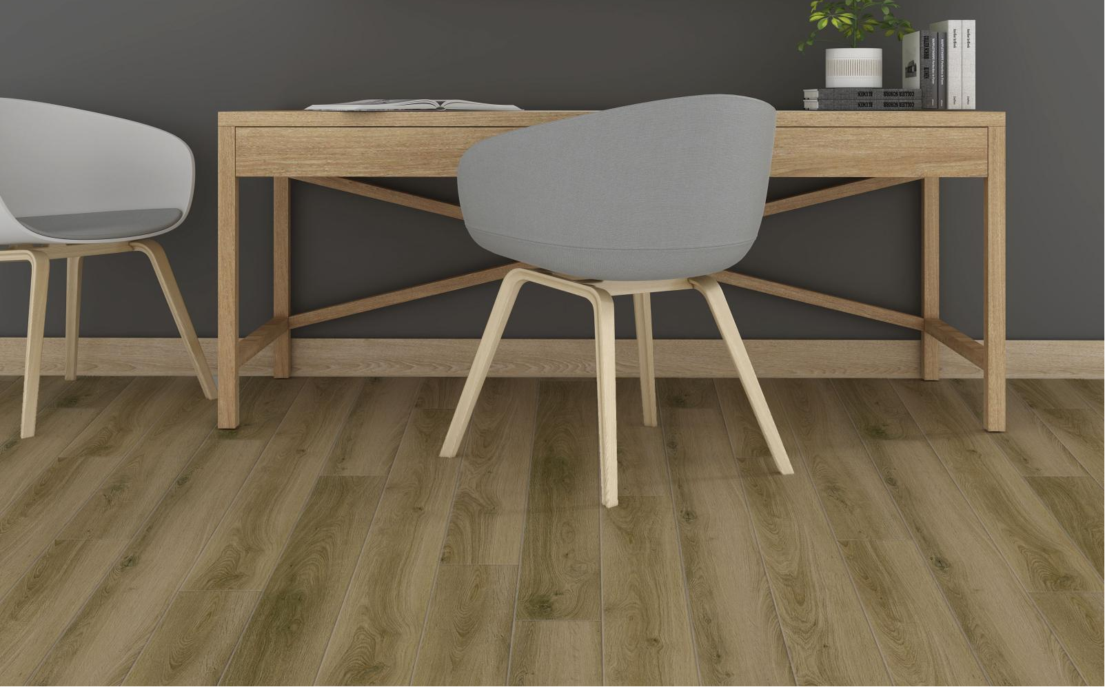 E57-2# / EIR Wood Series / SPC gulvbel&aelig;gning